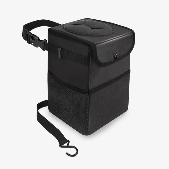 BlackMate Autós szemeteskosár tárolózsebekkel (6 literes)