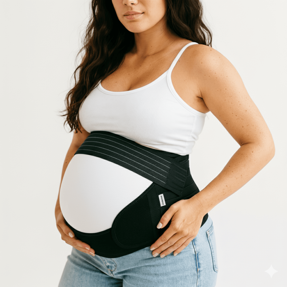 Lindalime Kismama Pocaktámasz Kismamák Lindalime XL (110-150cm) Ében-fekete 
