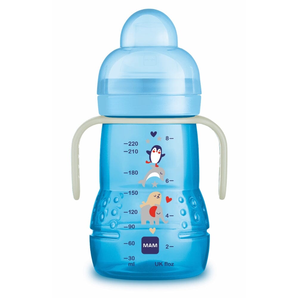 MAM Trainer éjszakai tanulópohár 220 ml - 4h+ MAM Kék 