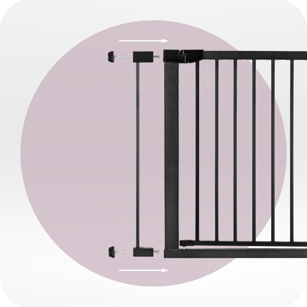 MoMi Paxi Plus biztonsági ajtórács - 2 db toldóval! (75-103 cm) Bababiztonság MoMi 