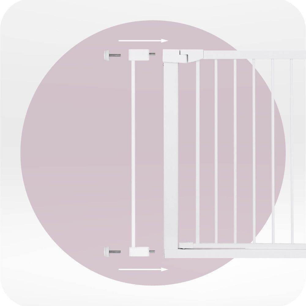 MoMi Paxi Plus biztonsági ajtórács - 2 db toldóval! (75-103 cm) Bababiztonság MoMi 