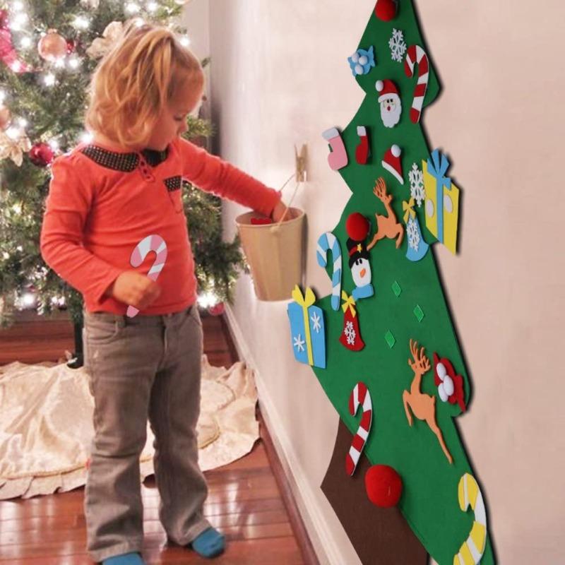 Öltöztethető karácsonyfa gyerekeknek 🎄 Lindalime 