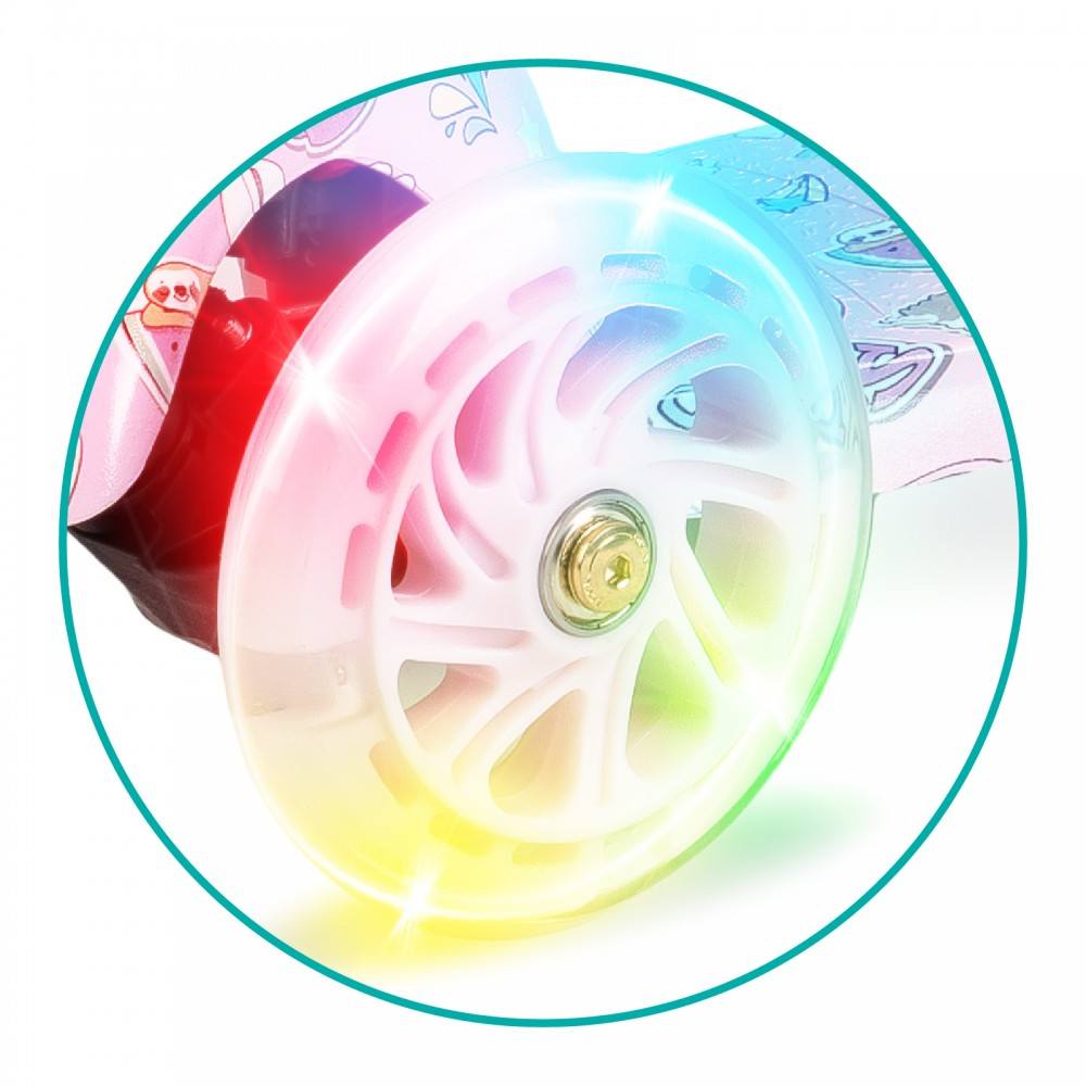 Qkids Amis 3 kerekű roller - Pink 3 kerekű roller Qkids 