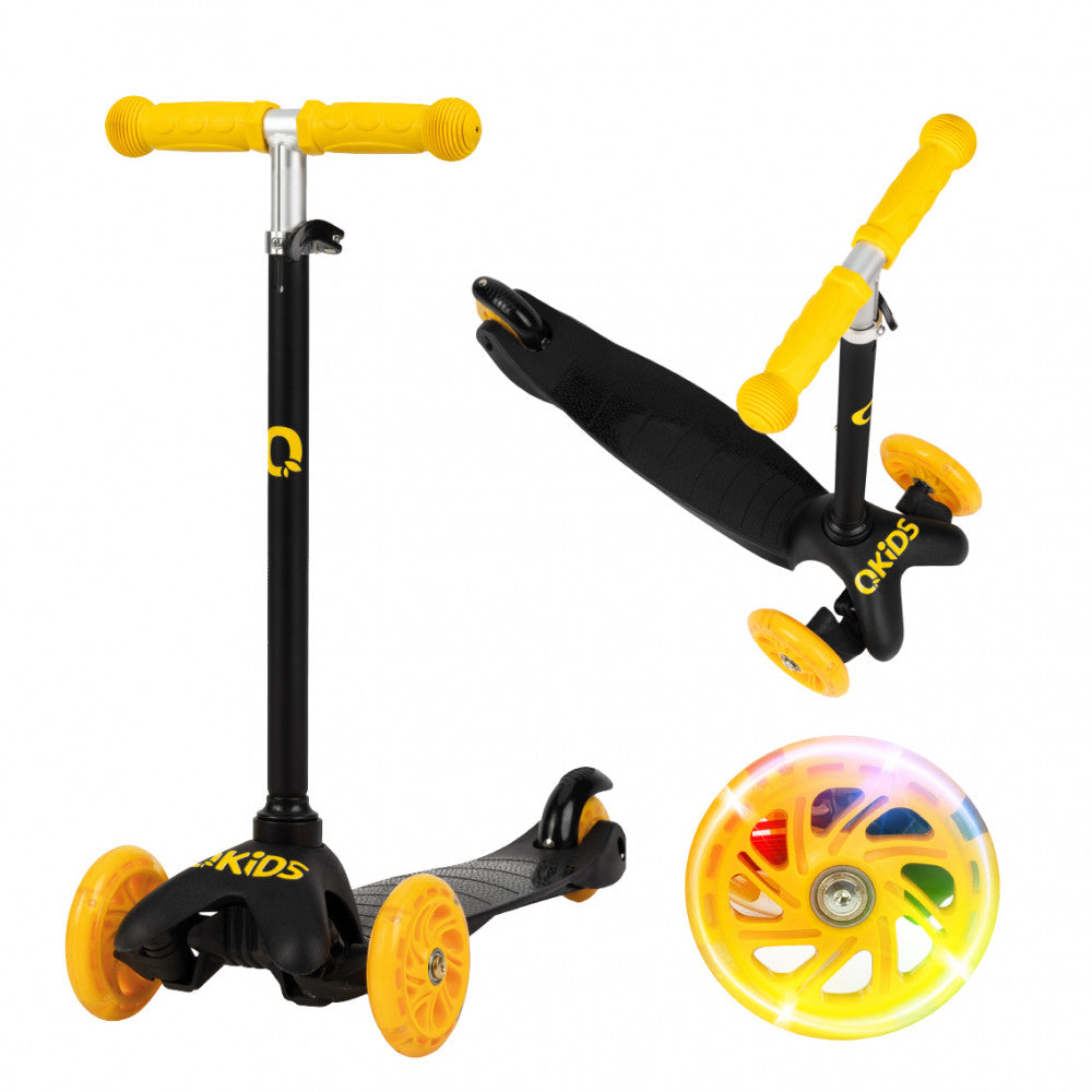 Qkids Lumis 3 kerekű roller - Yellow 3 kerekű roller Qkids 